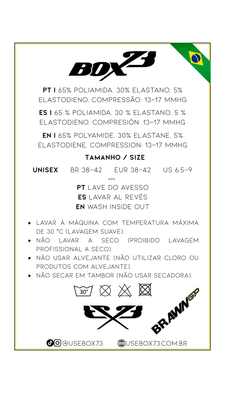 Brawn 1o1 Sock - Pré Venda